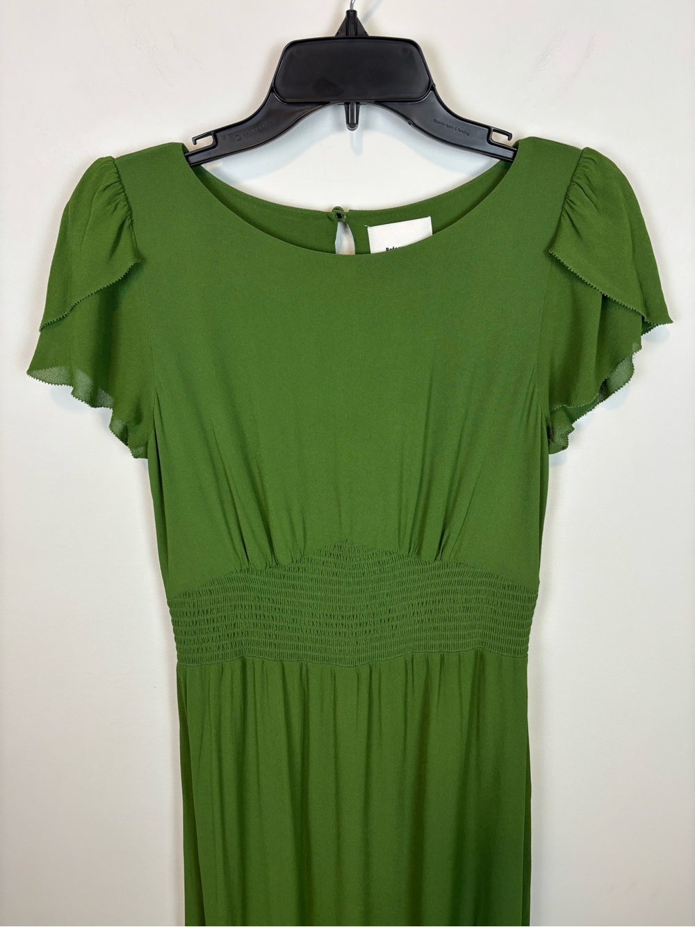 Reformation Drusilla Dress in Moss Size 8 - Picture 4 of 16